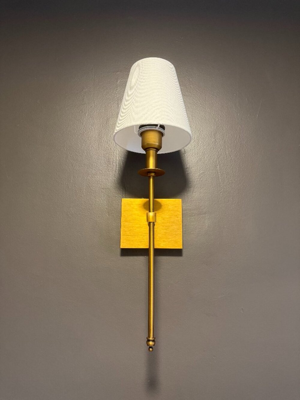 Wall Sconce - Brushed Gold, Hardwired - BRAND NEW